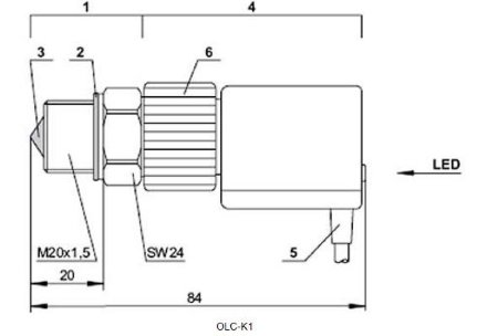 Реле контроля уровня масла OLC-K1 к компрессору BITZER 4VES-7.F3Y Bitzer Реле контроля уровня масла OLC-K1 к компрессору BITZER 4VES-7.F3Y Bitzer