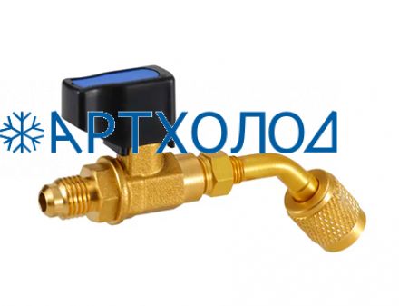 Переходной адаптер с вентилем Value CV-02 (M1/4"SAE х F5/16"SAE)
