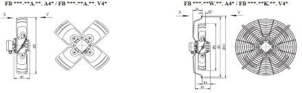 Вентилятор осевой ZIEHL-ABEGG FB035-VDK.2C.V4P Ziehl-Abegg