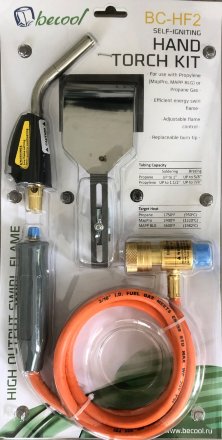 Горелка со шлангом, пьезоподжигом и экраном BC-HF-2 Becool Горелка со шлангом, пьезоподжигом и экраном BC-HF-2 Becool